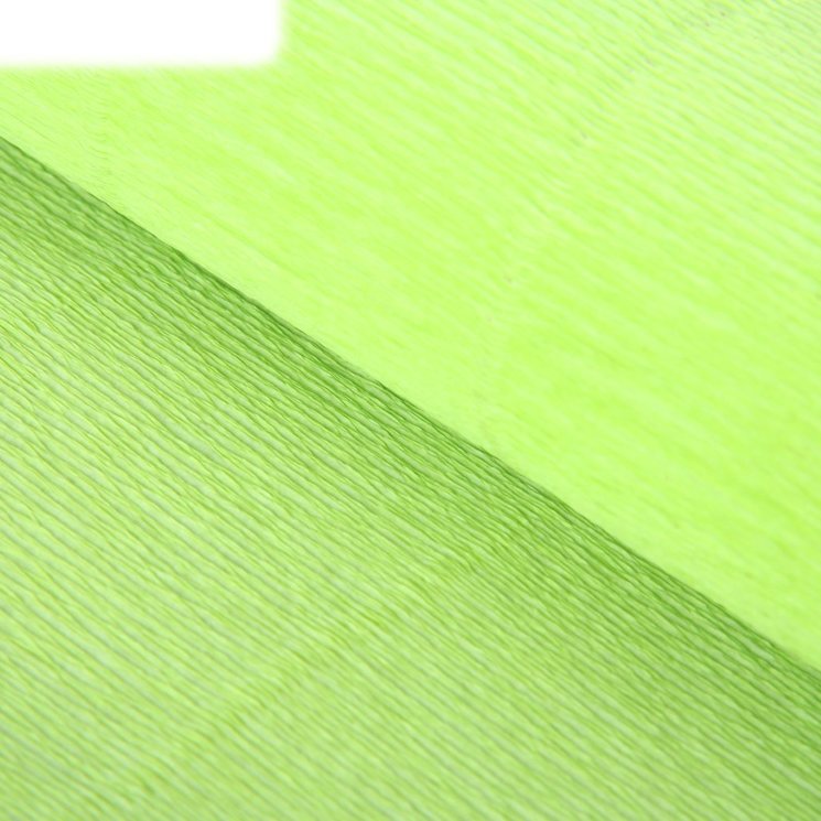 Гофрированная бумага Ярко-салатовая (Италия, 50 х 250 см)