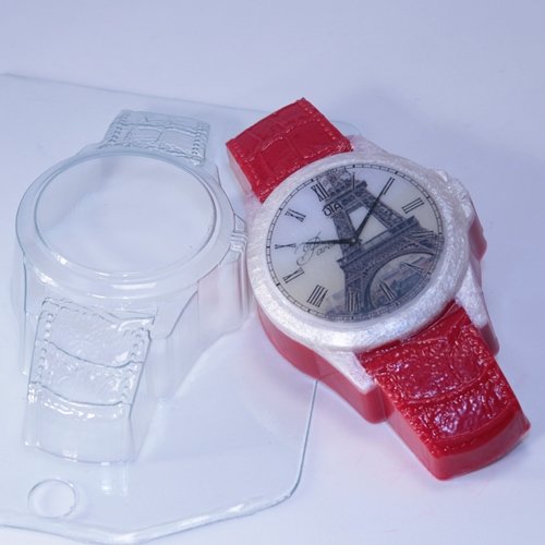 Часы наручные Кожаный браслет пластиковая форма