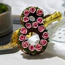 8 марта пирожное с розами форма силиконовая