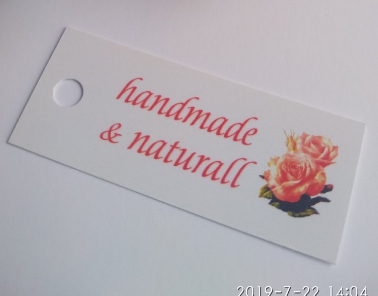 Бирочки Handmade & Naturall №1 5шт.