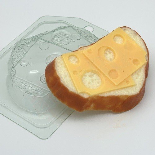 Хлеб белый с сыром форма пластиковая
