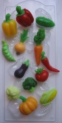 Набор овощей пластиковая форма