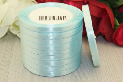 Атласная лента светло-голубого цвета (6 мм)