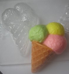 Мороженое пластиковая форма