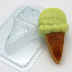 Мороженое Рожок с шариком пластиковая форма