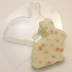 Кролик плоский пластиковая форма