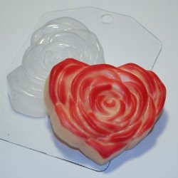 Сердце-Роза пластиковая форма