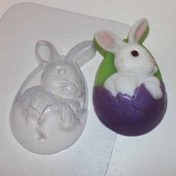 Кролик пасхальный пластиковая форма