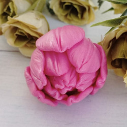 Бутон тюльпана махрового силиконовая форма